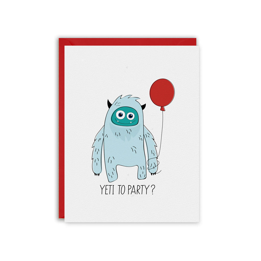 Yeti to Party Card