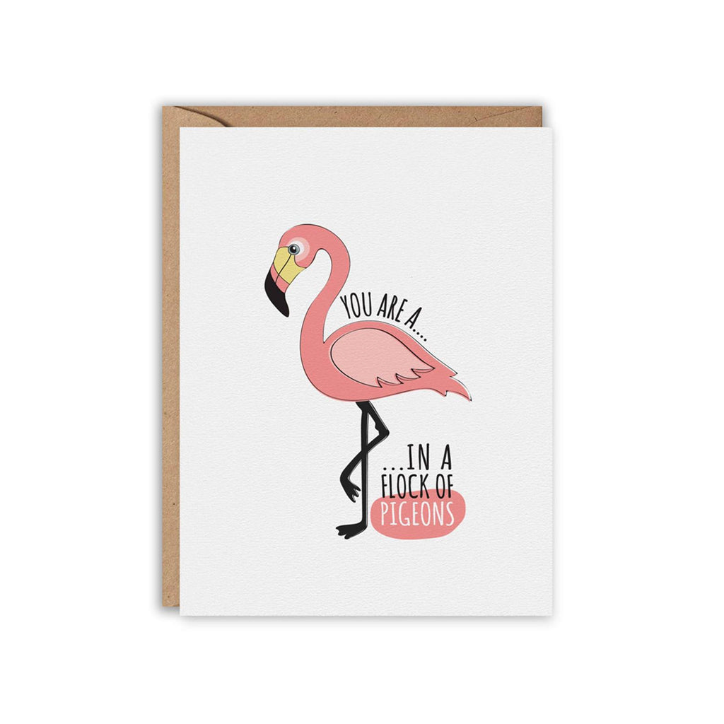 Flamingo Greeting Card