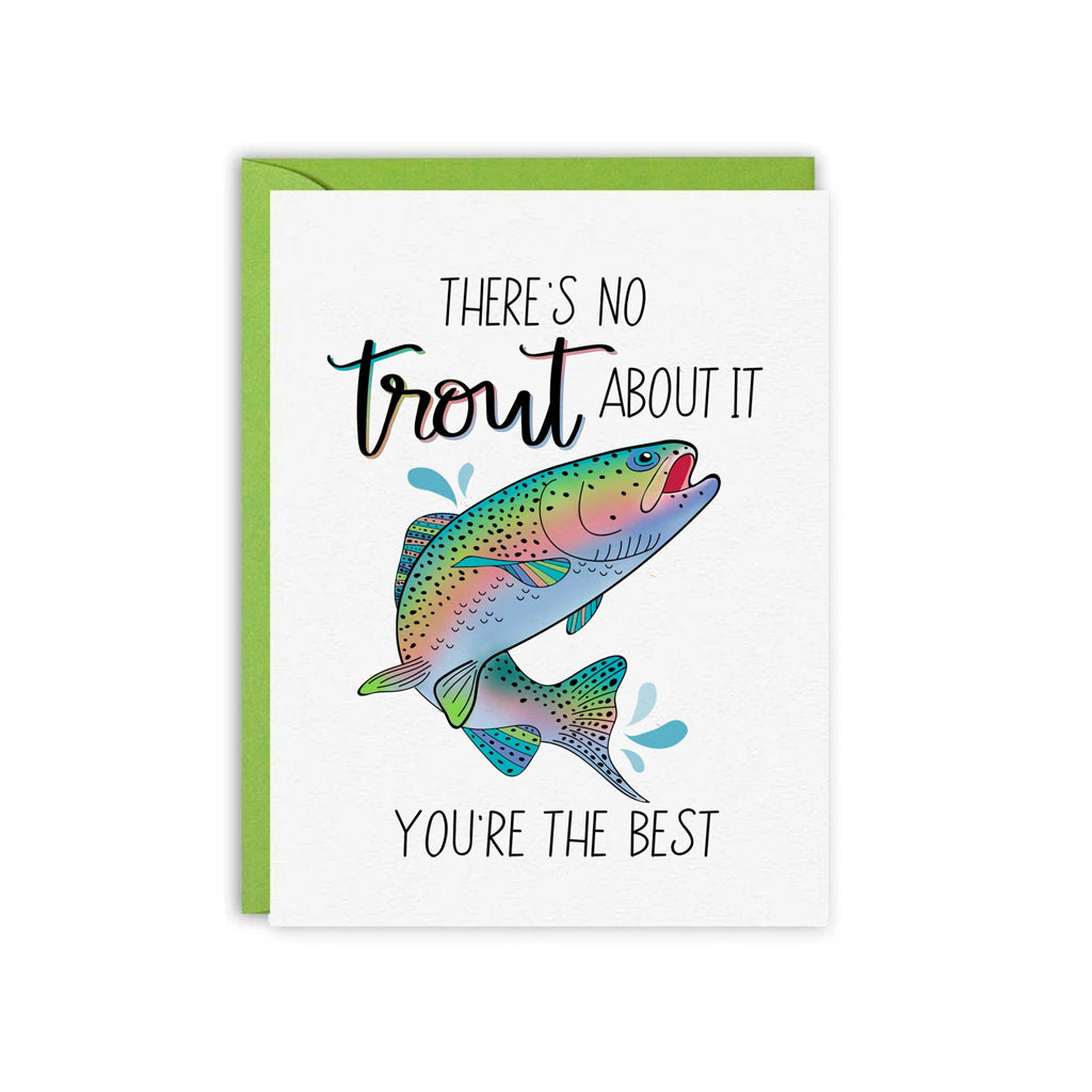 Trout Greeting Card