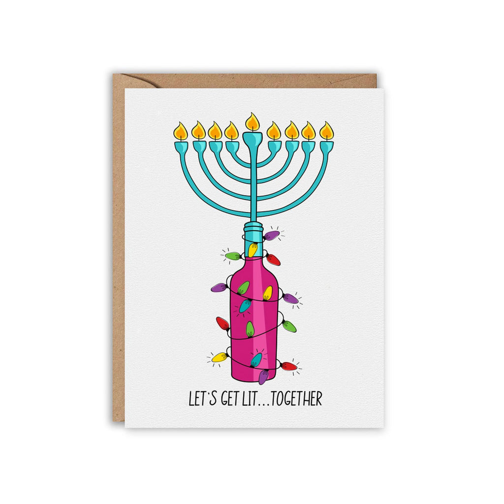 Let's Get Lit Greeting Card