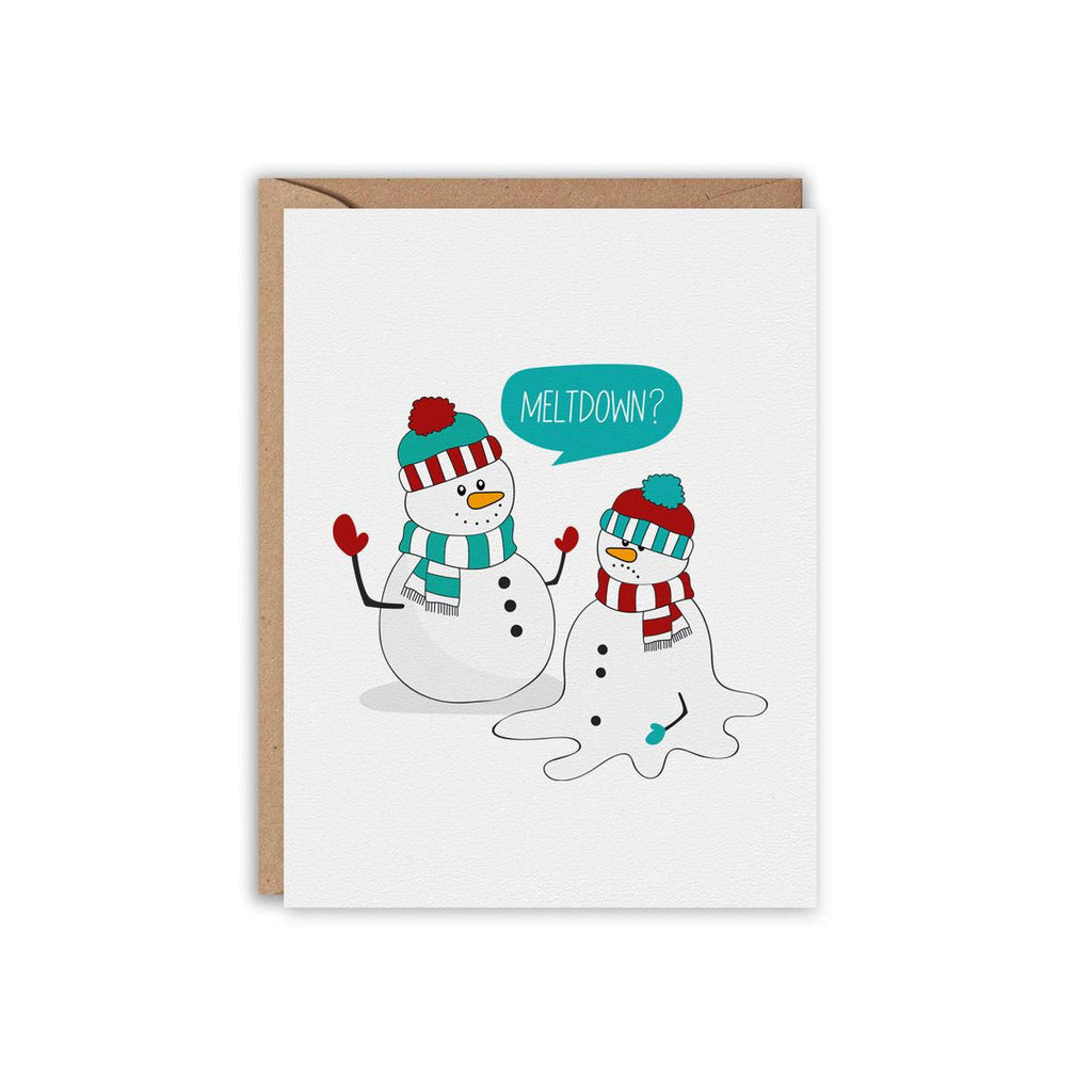 Meltdown Greeting Card