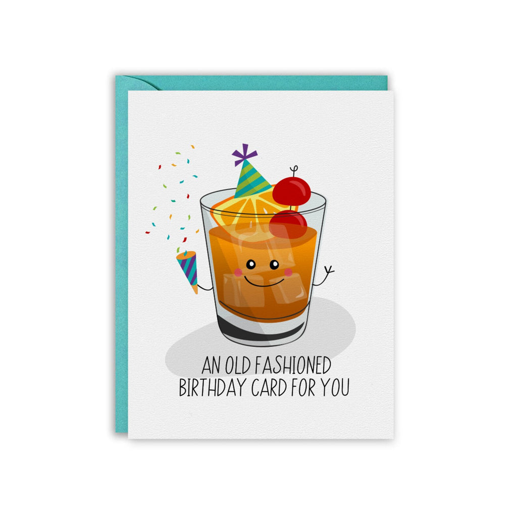 Old Fashioned Birthday Card