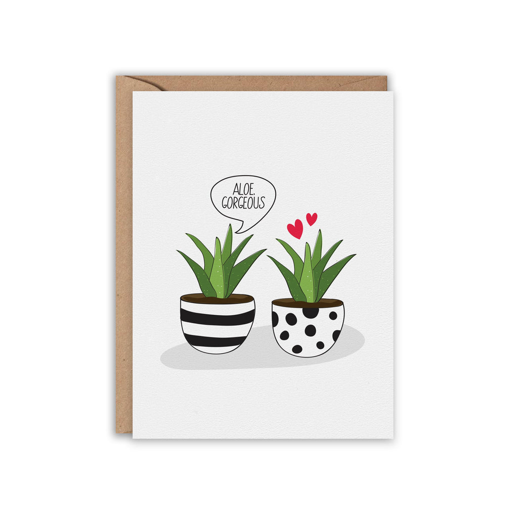 ALOE Gorgeous Greeting Card