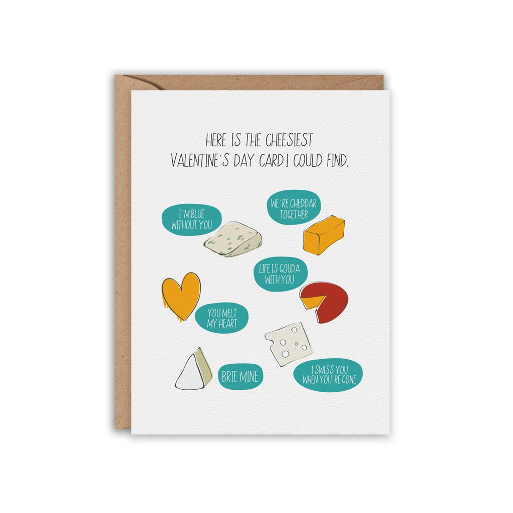 Cheesy Valentine's Day Greeting Card