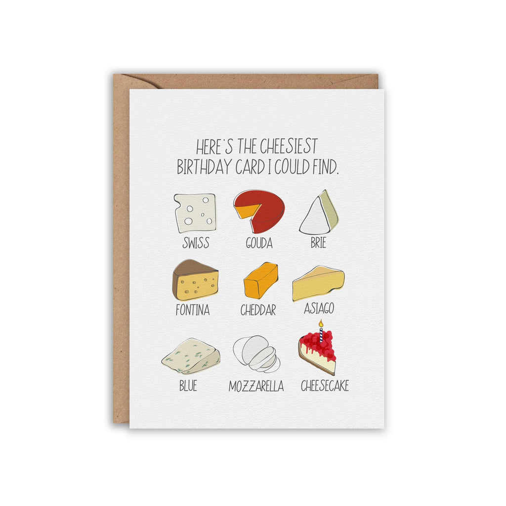 Cheesy Birthday Greeting Card