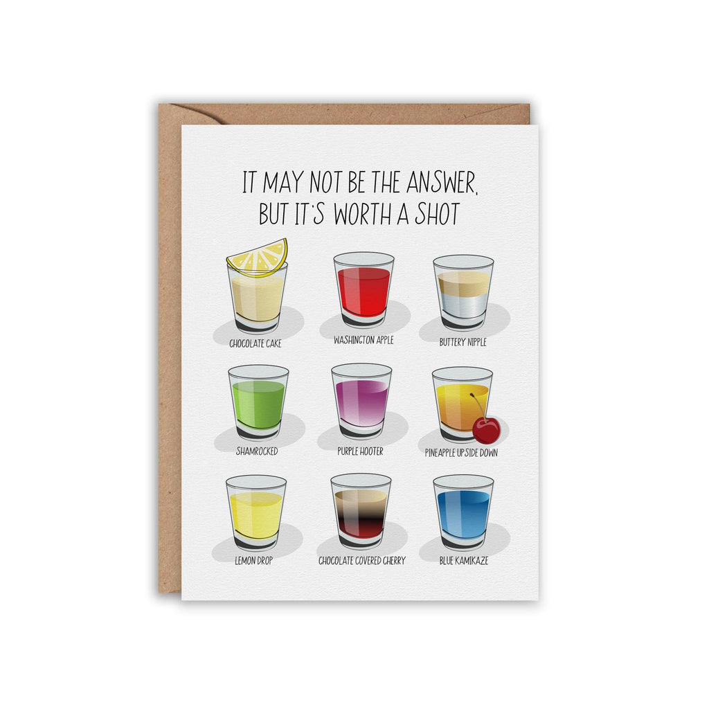 Worth a Shot Greeting Card