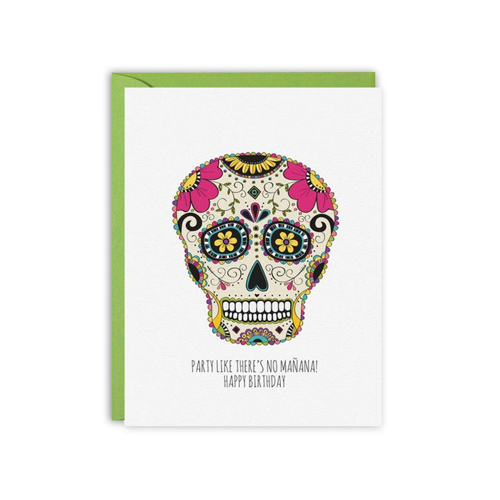 Sugar Skull Birthday Card