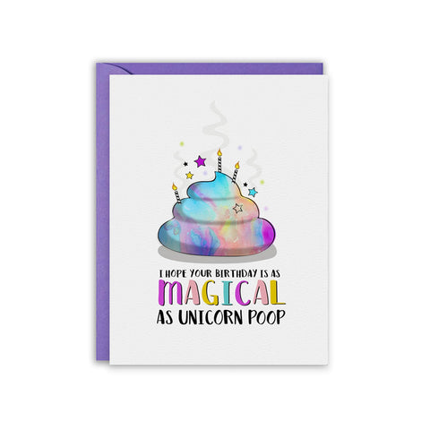 Unicorn Poop Card