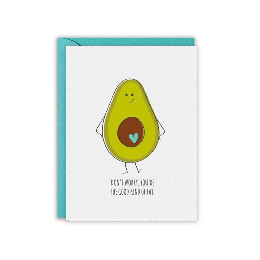 Avocado Pregnancy Greeting Card
