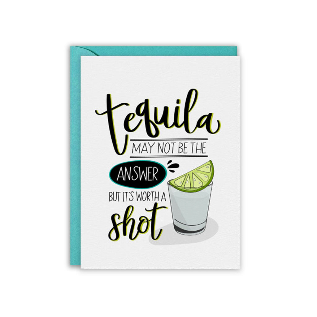 Tequila Greeting Card