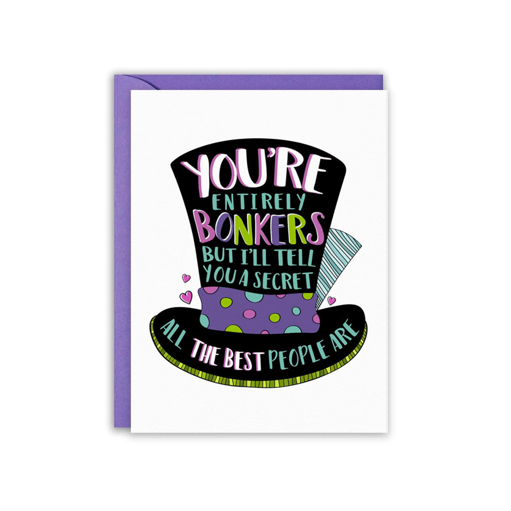 Totally Bonkers Greeting Card