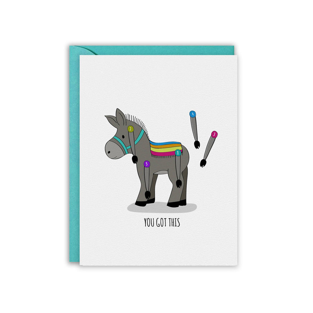 Donkey You Got This Greeting Card