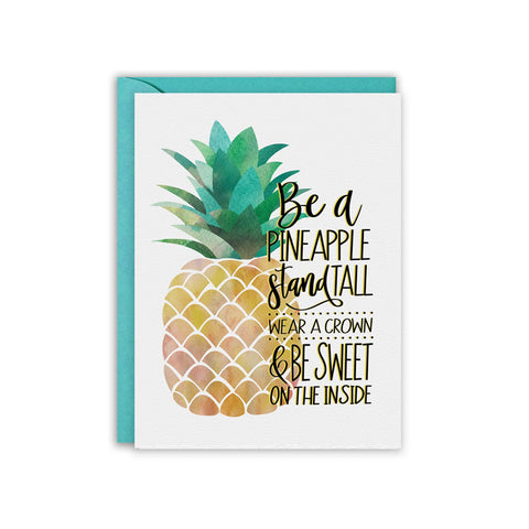 Be a Pineapple Greeting Card