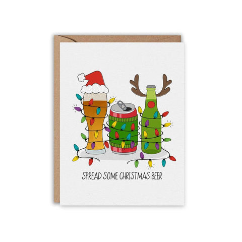 Christmas BEER Greeting Card