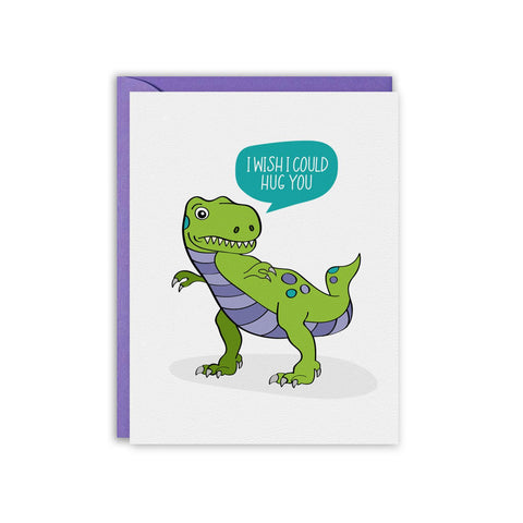 Dino Hug Greeting Card