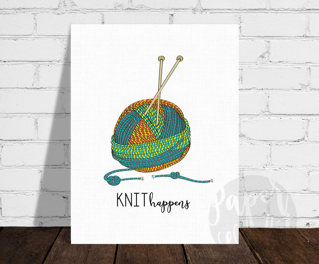 Knit Happens Print