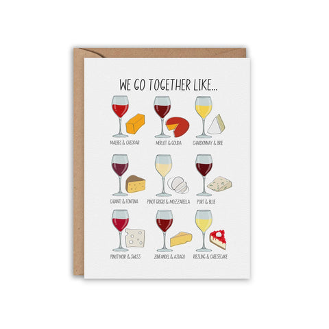 Wine & Cheese Pairing Card